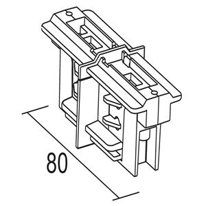 Ivela elektronische lengteverbinder, zwart