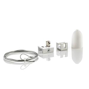 Global Ophangset voor 3-fasen railsysteem Noa, 150cm wit