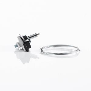 Ivela adapter mechanisch, snelspanner, zwart
