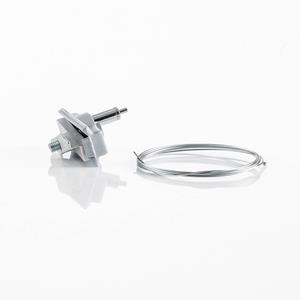 Ivela adapter mechanisch, snelspanner, zilver