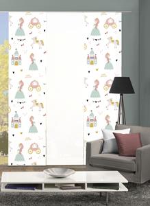 HOME WOHNIDEEN Schiebegardine "PRINCESS", (3 St.), Schiebevorhang Digi 3er Set PRINCESS