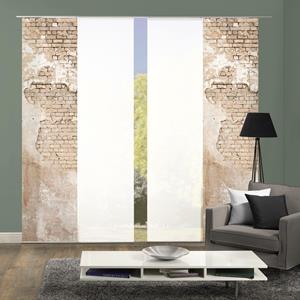HOME WOHNIDEEN Schiebegardine "WALLONA 4ER SET", (4 St.), HxB: 245x60