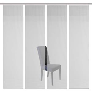Vision S Schiebegardine "4ER SET ROM", (4 St.), HxB: 260x60, Schiebevorhang 4er Set Uni