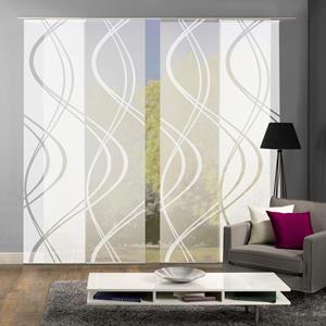HOME WOHNIDEEN Paneelgordijn Dan HxB: 245x60, inclusief bevestigingsmateriaal (4 stuks)
