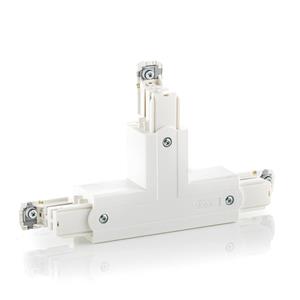 Global T-verbinder Noa aardedraad buiten rechts, wit