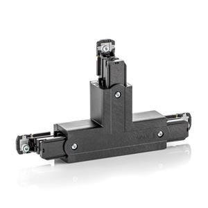 Global T-verbinder Noa aardedraad binnen rechts, zwart