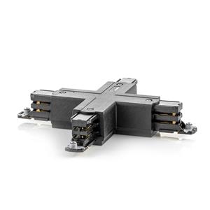 Global X-verbinder 3-fase stroomrail Noa, zwart