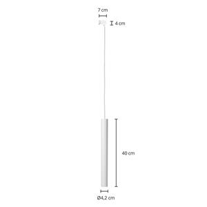 Arcchio Ejona Schienen-Pendel weiß E27 4/40cm