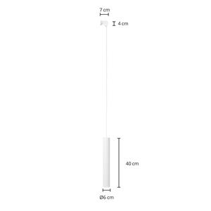 Arcchio Ejona Schienen-LED-Pendel weiß 6/40cm