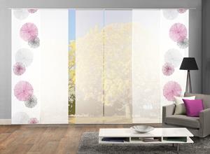 HOME WOHNIDEEN Paneelgordijn SCOPPIO HxB: 245x60, inclusief bevestigingsmateriaal (6 stuks)