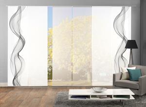 HOME WOHNIDEEN Paneelgordijn ALBERTA HxB: 245x60, ondoorzichtig, inclusief bevestigingsmateriaal (6 stuks)