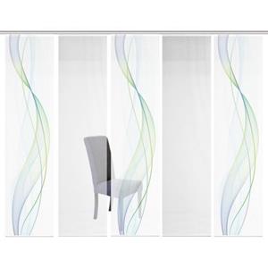 Vision S Schiebegardine "5ER SET HEIGHTS", (5 St.), HxB: 260x60, Schiebevorhang 5er Set Digitaldruck