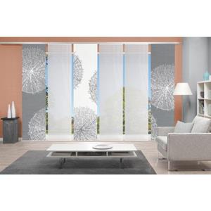 Vision S Schiebegardine "5ER SET CROSTON", (5 St.), HxB: 260x60, Schiebevorhang 5er Set Digitaldruck