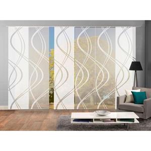 HOME WOHNIDEEN Paneelgordijn Dan HxB: 245x60, inclusief bevestigingsmateriaal (6 stuks)
