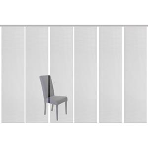Vision S Schiebegardine "6ER SET ROM", (6 St.), HxB: 260x60, Schiebevorhang 6er Set Uni