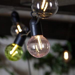 STAR TRADING LED lichtketting Fiesta, batterijvoeding, bont