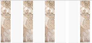 HOME WOHNIDEEN Schiebegardine "WALLONA 8ER SET", (8 St.), HxB: 245x60