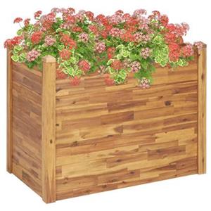 VidaXL Plantenbak 110x60x84 cm massief acaciahout