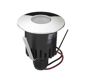 SG Lighting SG Luna LED grondspot 1W 3000K dimbaar chroom IP67 waterdicht