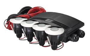 SG Lighting SG Luna LED grondspot set compleet 1W 3000K dimbaar chroom IP67