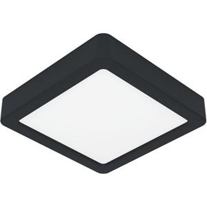EGLO LED Deckenleuchte Fueva in Schwarz und Weiß 11W 1350lm IP44 160mm