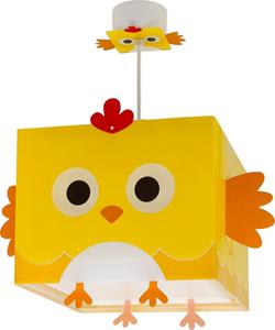 Dalber Kinderkamer hanglamp Little Chicken geel met wit 64642