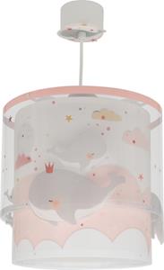 Dalber Pendelleuchte Whale Dreams in Rosa und Weiß E27
