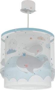 Dalber Pendelleuchte Whale Dreams in Blau und Weiß E27