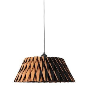 Anne light and home Pendelleuchte Maze in Natur-dunkel E27