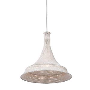 Steinhauer Ø 60cm hanglamp Marrakesch van wit touw 3394W