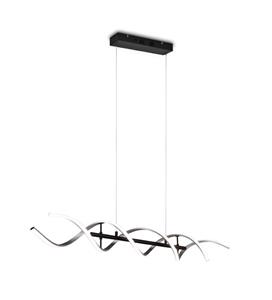 Trio international Design led hanglamp Sequence geborsteld metaal 341810205