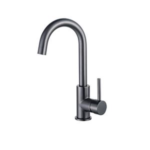 Fortifura Calvi hoge wastafelmengkraan met draaibare uitloop Geborsteld Gunmetal PVD SW809350