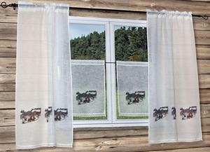 HOSSNER - ART OF HOME DECO Gardine "Wintermärchen", (1 St.), Landhaus-Look