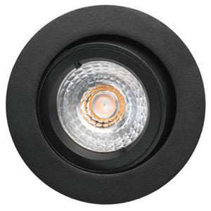 SG Lighting SG LED inbouwspot Jupiter Outdoor mat zwart LED GU10 914930 excl. lamp grotere randen leverbaar