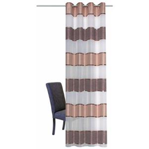 Vorhang WALTERS, HOME WOHNIDEEN, Ösen (1 St), blickdicht, Jacquard, HxB: 245x140, Querstreifen