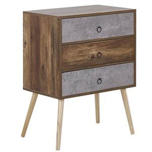 Beliani BATLEY Sideboard donkere houtkleur