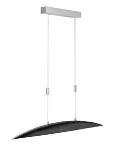 Fischer-Honsel LED-Pendelleuchte, schwarz matt/ antik mit Dimmer ¦ schwarz ¦ Maße (cm): H: 165  - Möbel Kraft