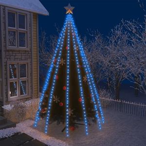 VidaXL Kerstboomverlichting Met 500 LED's Blauw Binnen/buiten 500 Cm