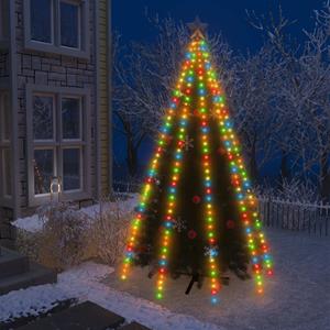 vidaXL Kerstboomverlichting met 400 LED's meerkleurig net 400 cm