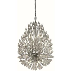 Searchlight Ø 51cm kroonluchter Peacock 86012-20CC