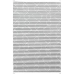 Gardinia EasyFix Plissee 'Curl' grau 50 x 130 cm
