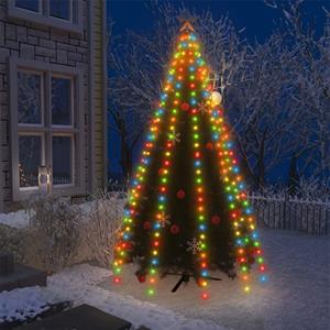 vidaXL Kerstboomverlichting met 250 LED's meerkleurig net 250 cm