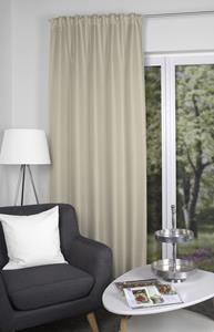 Home Basics Gardine "2er JOHN mit Gleitern", (2 St.), Verdunklungsschal