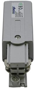 Tronix Aansluitadapter voor een spanningsrail links aluminium 169-007