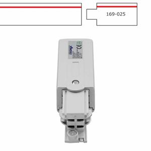 Tronix Aansluitadapter voor een spanningsrail links wit 169-025