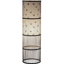 Fine Asianliving Bamboe Vloerlamp Zwart D28xH100cm Sveinn