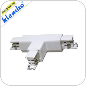Klemko Euro 3 fase rails t - connector links (65x95 mm) wit