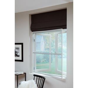 CanDo Raamhor Standaard - Vast Met Magneetsluiting - Wit Profiel - Grijs Gaas - 105x125cm
