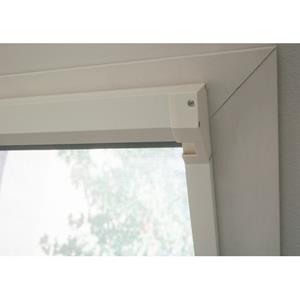 CanDo Raamhor Comfort - Rolhor - Wit Profiel - Grijs Gaas - 123x155cm