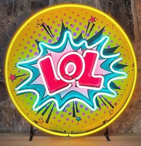 Fiftiesstore Lol! Pop-art Neon Verlichting 60 cm